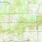 United States Geological Survey Grass Lake, MI (1973, 24000-Scale) digital map