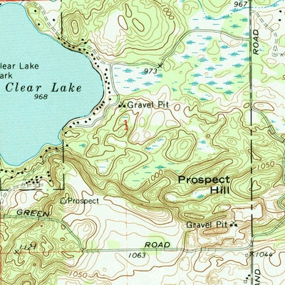 United States Geological Survey Grass Lake, MI (1973, 24000-Scale) digital map