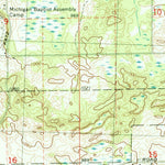 United States Geological Survey Grass Lake, MI (1998, 24000-Scale) digital map