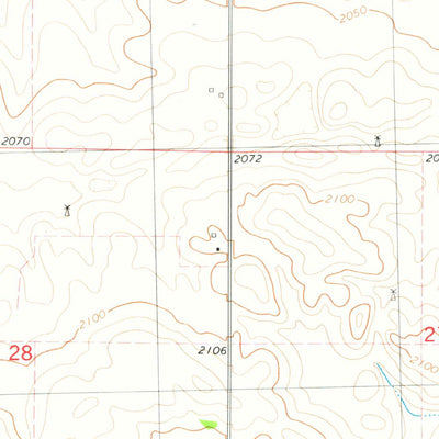 United States Geological Survey Grass Lake, ND (1979, 24000-Scale) digital map