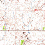 United States Geological Survey Grass Lake, SD (1964, 24000-Scale) digital map