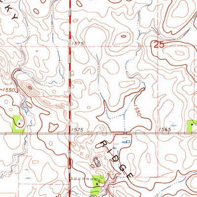 United States Geological Survey Grass Lake, SD (1964, 24000-Scale) digital map