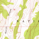 United States Geological Survey Grass Lakes, UT (1964, 24000-Scale) digital map