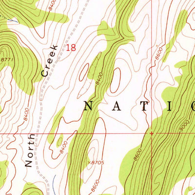 United States Geological Survey Grass Lakes, UT (1964, 24000-Scale) digital map