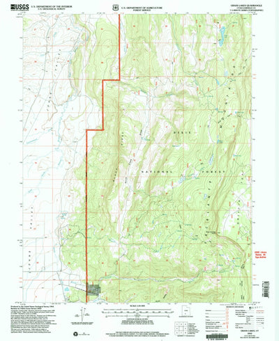United States Geological Survey Grass Lakes, UT (2002, 24000-Scale) digital map