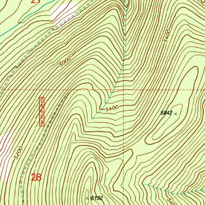 United States Geological Survey Grass Mountain, ID (1996, 24000-Scale) digital map