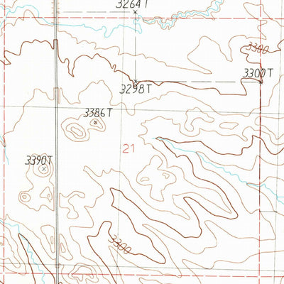 United States Geological Survey Grass Range NE, MT (1986, 24000-Scale) digital map