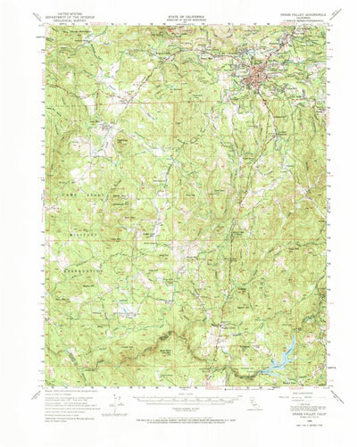 United States Geological Survey Grass Valley, CA (1949, 62500-Scale) digital map