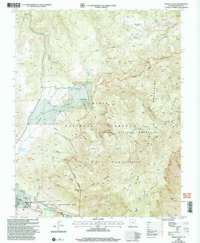 United States Geological Survey Grass Valley, UT (2002, 24000-Scale) digital map