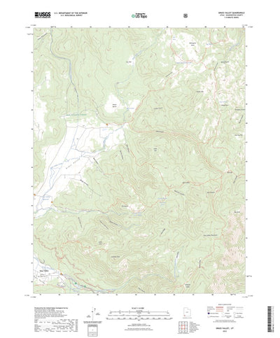 United States Geological Survey Grass Valley, UT (2023, 24000-Scale) digital map