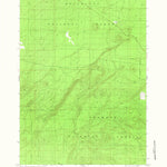 United States Geological Survey Grass Well, OR (1982, 24000-Scale) digital map