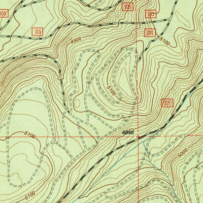 United States Geological Survey Grass Well, OR (1999, 24000-Scale) digital map