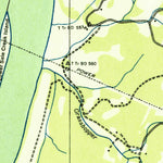 United States Geological Survey Grasshopper Creek, TN (1935, 24000-Scale) digital map