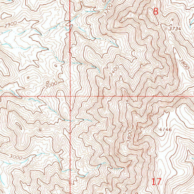 United States Geological Survey Grasshopper Junction NW, AZ (1967, 24000-Scale) digital map