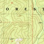 United States Geological Survey Grasshopper Mountain, OR (1986, 24000-Scale) digital map