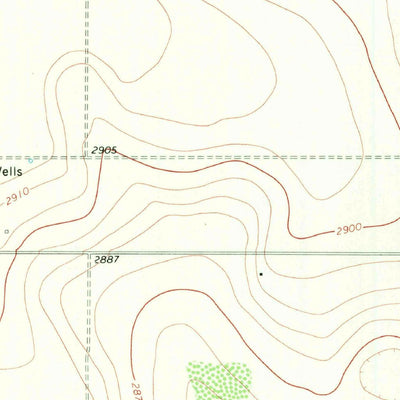 United States Geological Survey Grassland, TX (1970, 24000-Scale) digital map