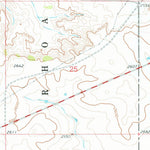 United States Geological Survey Grassy Butte SE, ND (1974, 24000-Scale) digital map