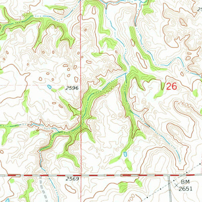 United States Geological Survey Grassy Butte SW, ND (1974, 24000-Scale) digital map