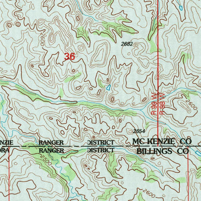 United States Geological Survey Grassy Butte SW, ND (1997, 24000-Scale) digital map