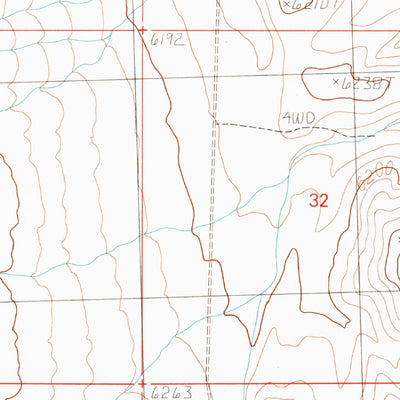 United States Geological Survey Grassy Cove, UT (1989, 24000-Scale) digital map