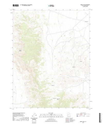 United States Geological Survey Grassy Cove, UT (2020, 24000-Scale) digital map