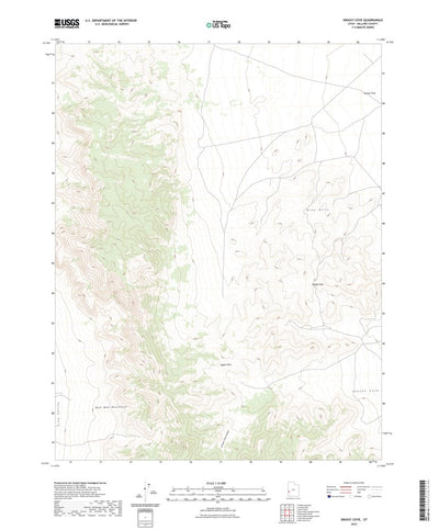 United States Geological Survey Grassy Cove, UT (2023, 24000-Scale) digital map