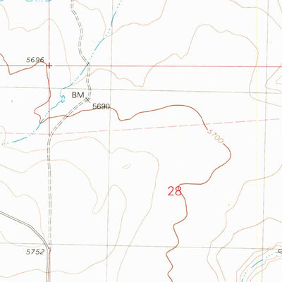 United States Geological Survey Grassy Hills, ID (1980, 24000-Scale) digital map
