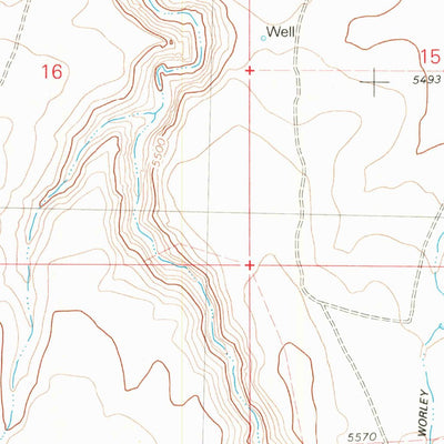 United States Geological Survey Grassy Hills, ID (1980, 24000-Scale) digital map