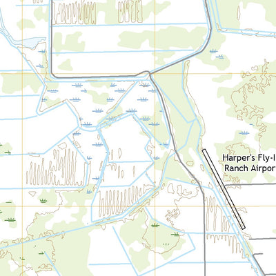 United States Geological Survey Grassy Marsh, FL (2021, 24000-Scale) digital map