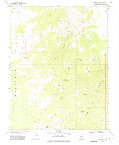 United States Geological Survey Grassy Mountain, NV (1973, 24000-Scale) digital map