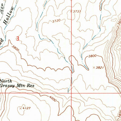 United States Geological Survey Grassy Mountain, OR (1967, 24000-Scale) digital map