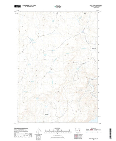 United States Geological Survey Grassy Mountain, OR (2020, 24000-Scale) digital map