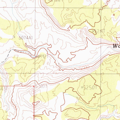 United States Geological Survey Grassy, UT (1985, 24000-Scale) digital map