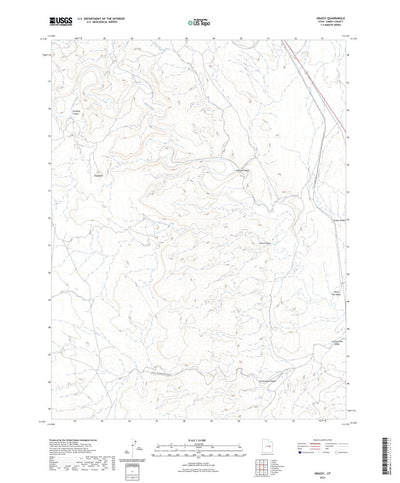 United States Geological Survey Grassy, UT (2023, 24000-Scale) digital map