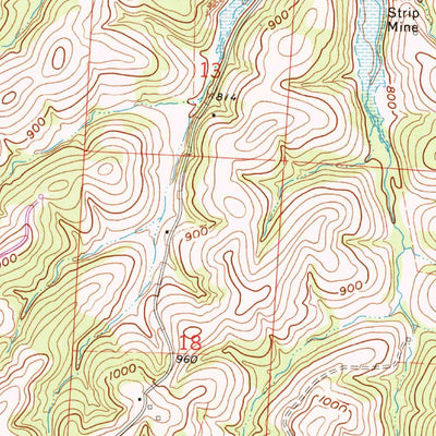United States Geological Survey Gratiot, OH (1962, 24000-Scale) digital map