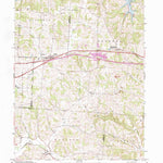 United States Geological Survey Gratiot, OH (1992, 24000-Scale) digital map