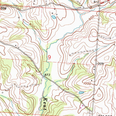 United States Geological Survey Gratiot, OH (1992, 24000-Scale) digital map
