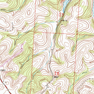United States Geological Survey Gratiot, OH (1992, 24000-Scale) digital map