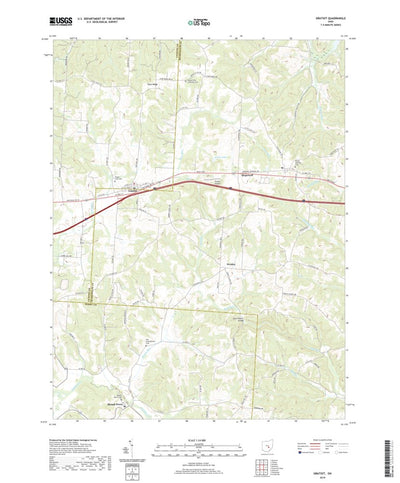 United States Geological Survey Gratiot, OH (2019, 24000-Scale) digital map
