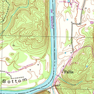 United States Geological Survey Gratz, KY (1953, 24000-Scale) digital map