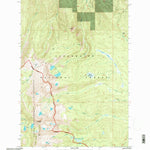 United States Geological Survey Grave Peak, ID (1994, 24000-Scale) digital map