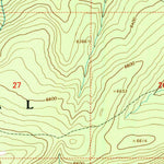 United States Geological Survey Grave Peak, ID (1994, 24000-Scale) digital map
