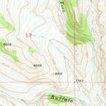 United States Geological Survey Grave Spring, WY (1952, 24000-Scale) digital map