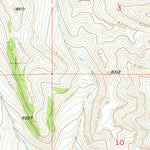 United States Geological Survey Grave Spring, WY (1952, 24000-Scale) digital map