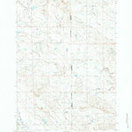 United States Geological Survey Gravel Draw, WY-SD-MT (1984, 24000-Scale) digital map