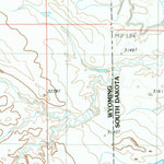 United States Geological Survey Gravel Draw, WY-SD-MT (1984, 24000-Scale) digital map