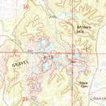 United States Geological Survey Gravel Hill, MS (1982, 24000-Scale) digital map