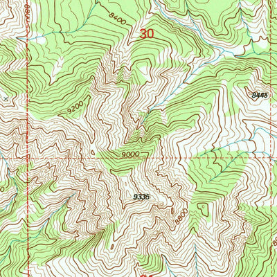 United States Geological Survey Gravel Mountain, WY (1996, 24000-Scale) digital map