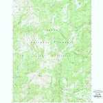 United States Geological Survey Gravel Peak, WY (1989, 24000-Scale) digital map