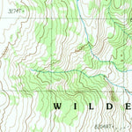 United States Geological Survey Gravel Peak, WY (1989, 24000-Scale) digital map